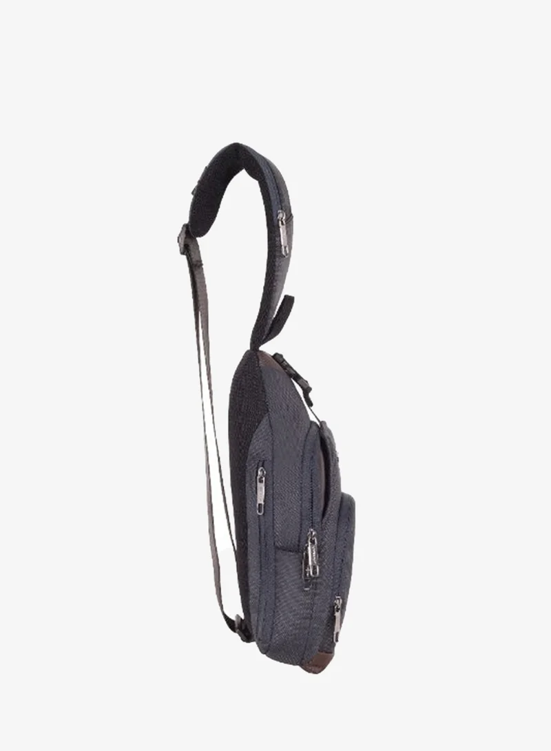 Lavie  sport Atmos cheststrap sling Crossbody (C.Blue/Choco)  | Best Price UAE