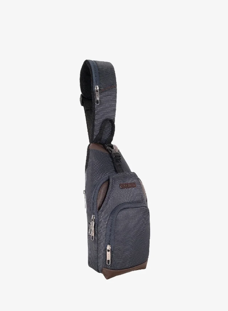 Lavie  sport Atmos cheststrap sling Crossbody (C.Blue/Choco)  | Best Price UAE