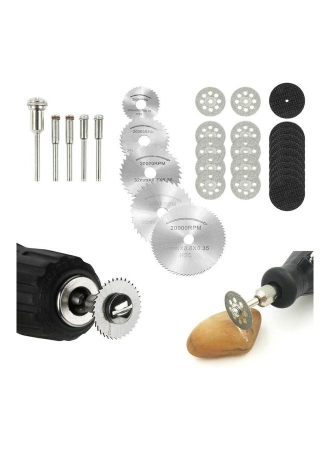 30-Piece Mini Sawing Blading for Electric Grinder Multicolour 15 x 5 x 10cm - Image 3