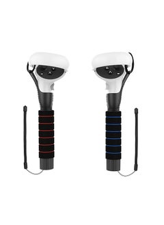 Dual Handles Extension Grips For Oculus Quest Quest 2 Or Rift S Controllers Playing Beat Saber Games