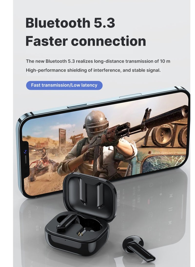 Awei T36 Wireless Sports Earphones, Bluetooth 5.3, Noise Cancelling, Waterproof, In-Ear, Microphone, Touch Control. Green - Image 3