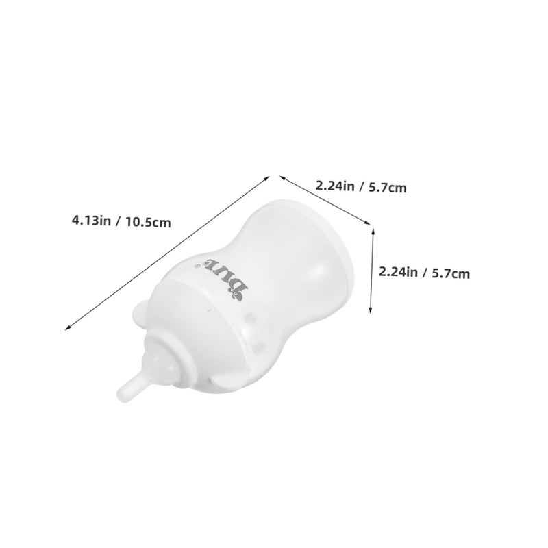 2PCS Portable Pet Nursing Bottle For Newborn Puppies Kittens Soft Feeding Bottle Heat Resistant Travel Outdoor Use - Image 3