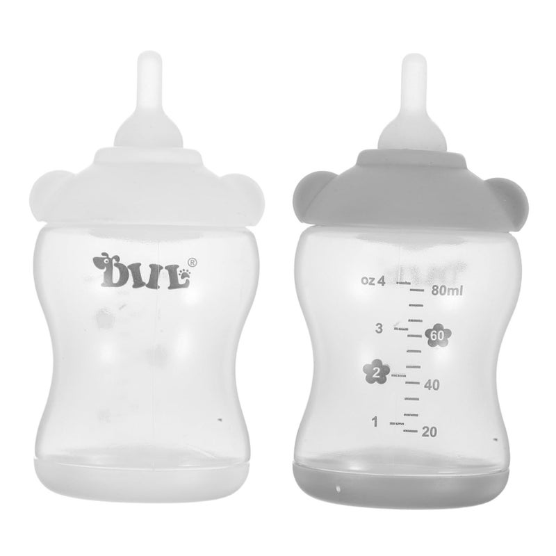 2PCS Portable Pet Nursing Bottle For Newborn Puppies Kittens Soft Feeding Bottle Heat Resistant Travel Outdoor Use - Image 2