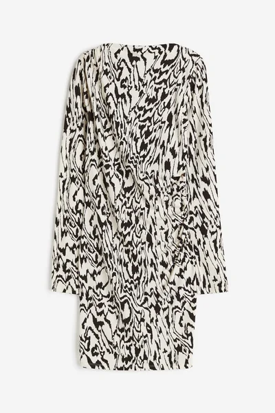H&M High Neck Ruched Dress