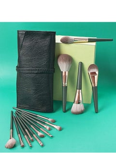 Vparty Makeup Brushes 14pcs wooden Makeup Brushes Set Premium Synthetic Foundation Brushes Blending Face Powder Eye Shadow Concealer Make Up Brushes Tool  - Image 3