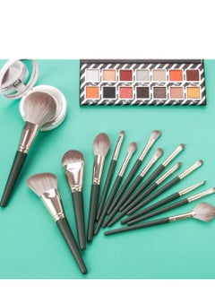 Vparty Makeup Brushes 14pcs wooden Makeup Brushes Set Premium Synthetic Foundation Brushes Blending Face Powder Eye Shadow Concealer Make Up Brushes Tool  - Image 2