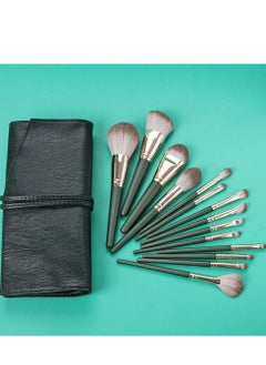 Vparty Makeup Brushes 14pcs wooden Makeup Brushes Set Premium Synthetic Foundation Brushes Blending Face Powder Eye Shadow Concealer Make Up Brushes Tool  - Image 4