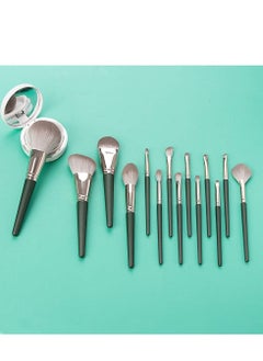 Vparty Makeup Brushes 14pcs wooden Makeup Brushes Set Premium Synthetic Foundation Brushes Blending Face Powder Eye Shadow Concealer Make Up Brushes Tool  - Image 5