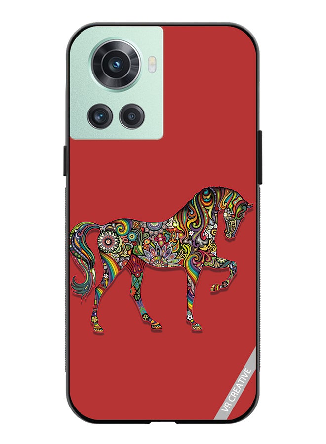 VR CREATIVE Protective Case Cover For OnePlus Ace Horse Design Multicolour - Image 1