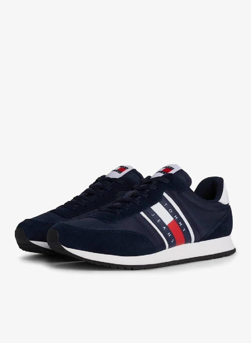 TOMMY JEANS Dark Night Navy Essential Casual Runner Sneakers for Men | Best Price UAE