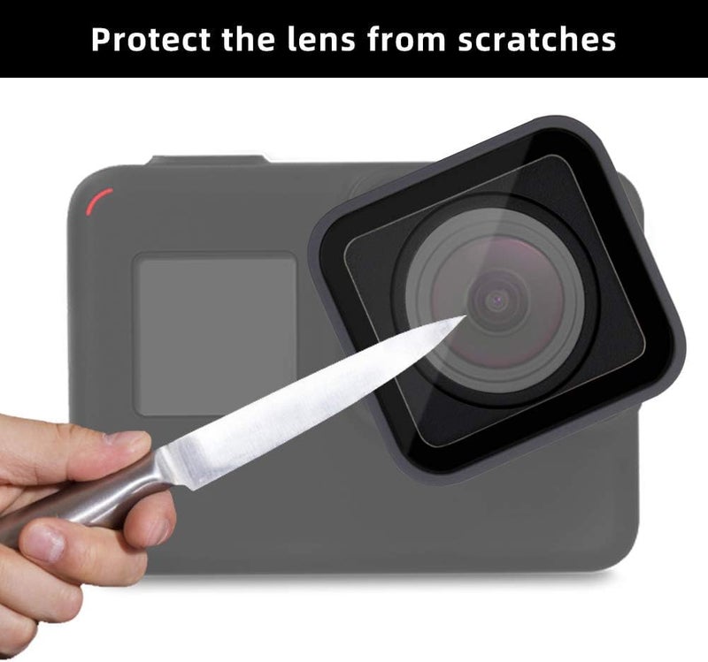 ParaPace Protective Lens Replacement for GoPro Hero 6/5 Black Glass Cover Case Action Camera Accessories Kits(Gray) - Image 5