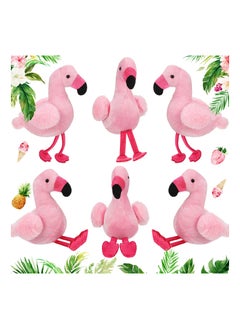 Generic Adorable Mini Flamingo Plush Keychain 5 Inch Adroable Stuffed Doll Suitable for DIY Projects and Party Favors  - Image 1