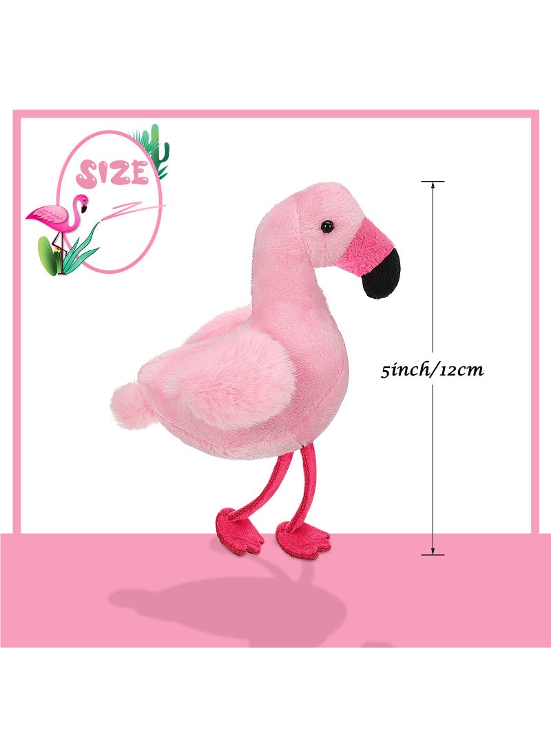 Generic - Adorable Mini Flamingo Plush Keychain 5 Inch Adroable Stuffed Doll Suitable for DIY Projects and Party Favors - Image 1