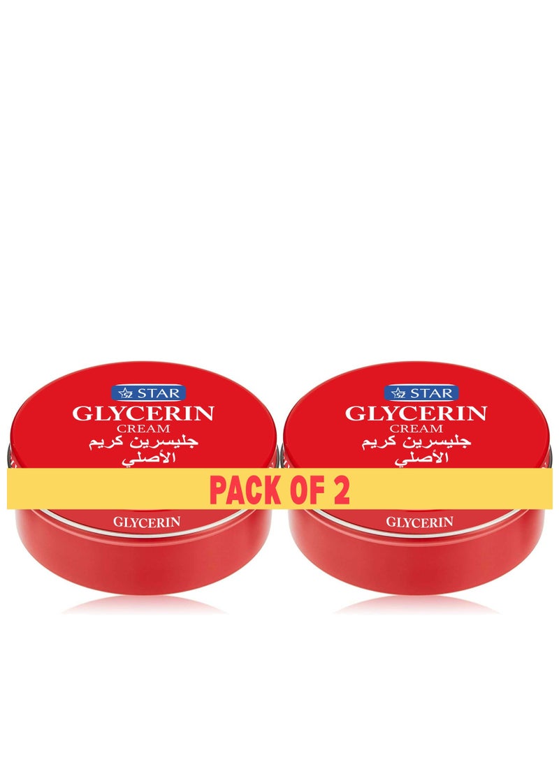 SZ Star Pure Glycerin Cream (250g x 2) – Deep Moisturizing & Skin Softening Face and Body Cream – For Dry, Rough & Sensitive Skin – Hydrates, Soothes & Restores Radiance  - Image 1