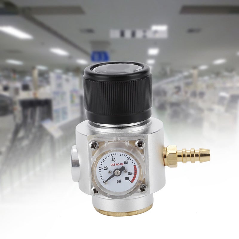 CO2 Mini Gas Regulator T21 * 4 Soda Pressure Gauge Wire CO2 Charger Kit 0-90 PSI( for European) - Image 5