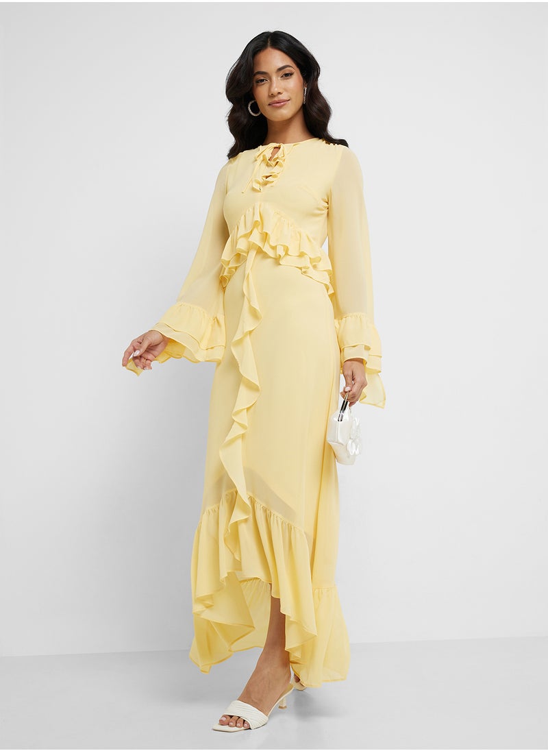 TFNC Frill Detail Tiered Dress  - Image 1