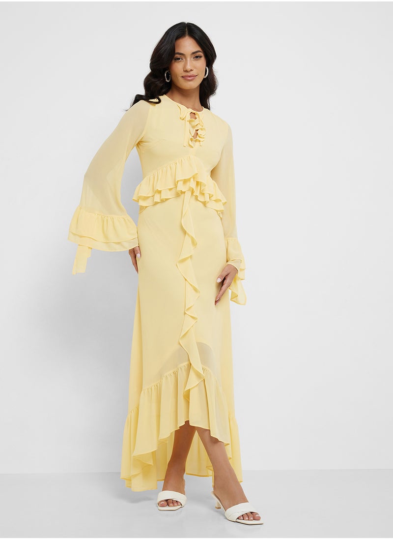 TFNC Frill Detail Tiered Dress  - Image 4