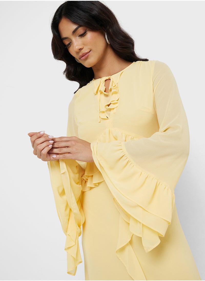 TFNC Frill Detail Tiered Dress  - Image 3
