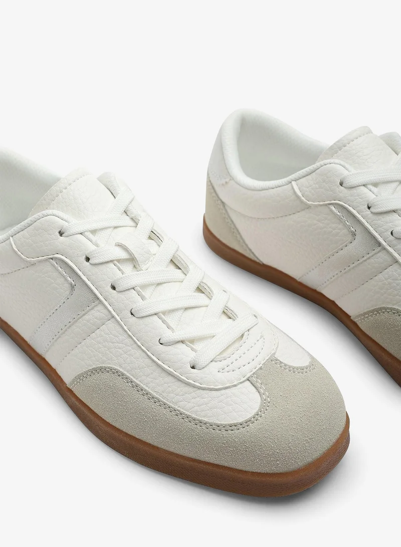 Where's That From  Ensley Low Profile Panel Detailed Trainer for Women | Best Price UAE