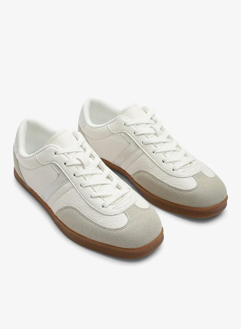 Where's That From  Ensley Low Profile Panel Detailed Trainer for Women | Best Price UAE