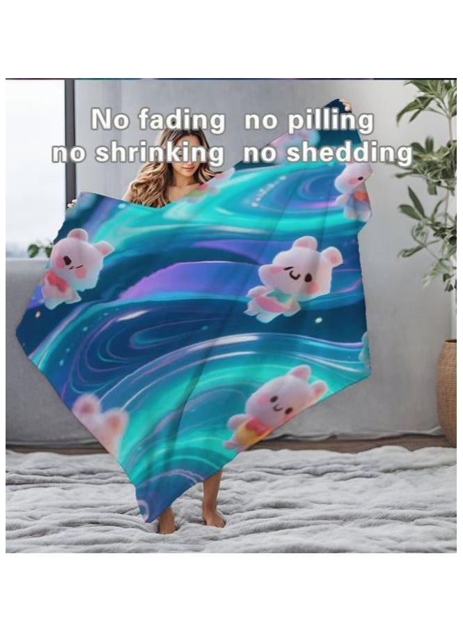 general Flannel thin blanket (warm and comfortable, suitable for sleep, gaming, dust removal and sandproof) 150cm*200cm - 644 - Image 4