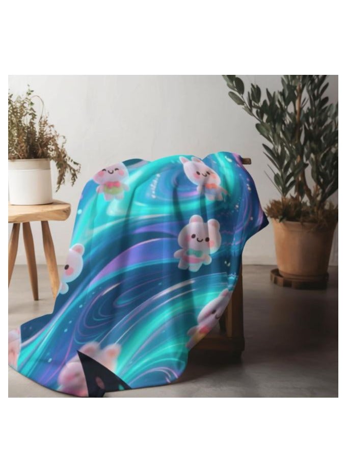 general Flannel thin blanket (warm and comfortable, suitable for sleep, gaming, dust removal and sandproof) 150cm*200cm - 644 - Image 5