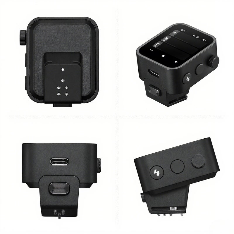 X3L 2.4G Wireless Flash Trigger Transmitter TTL Autoflash with Large OLED Touchscreen Multiple Flash Modes with USB Port 32 Channels 16 Groups Compatible with Leica Cameras - Image 4