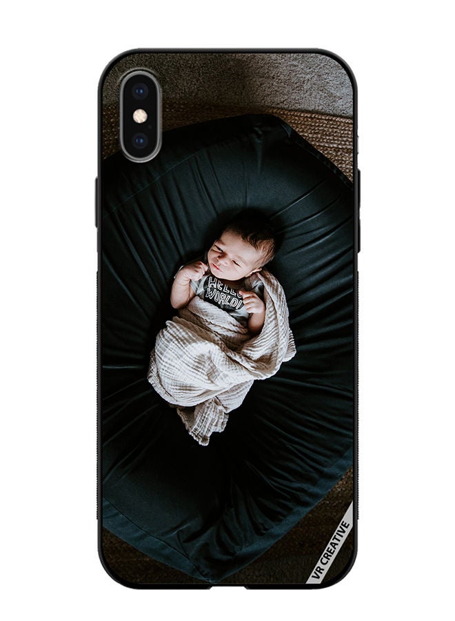 VR CREATIVE Protective Case Cover For Apple iPhone X/XS Baby Nap Design Multicolour - Image 1