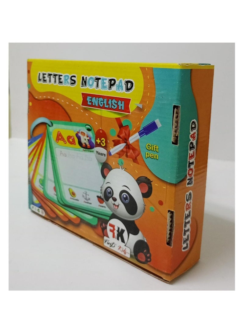 Generic LETTERS NOTEPAD ENGLISH  - Image 1