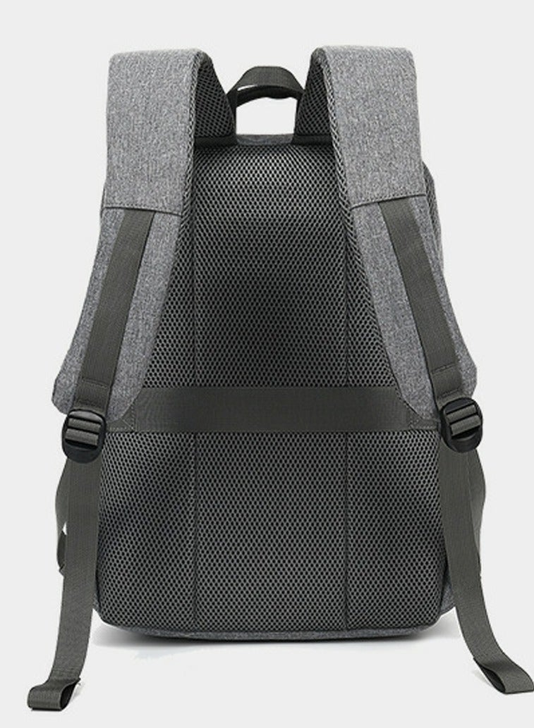 كول بيل رجل كبير قدرة خارجيّ حقيبة ظهر وقت فراغ حاسوب محمول حقيبة رماديّ - Image 3