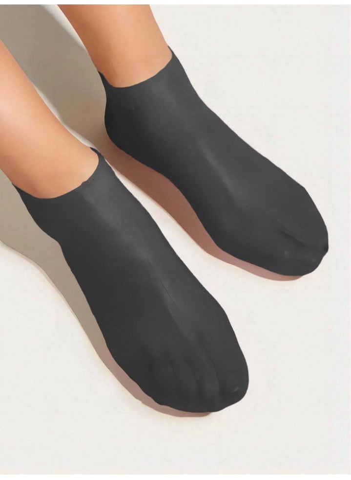 Silicone Foot Spa Socks – Deep Moisturizing for Dry & Cracked Feet – 1 Pair - Image 4