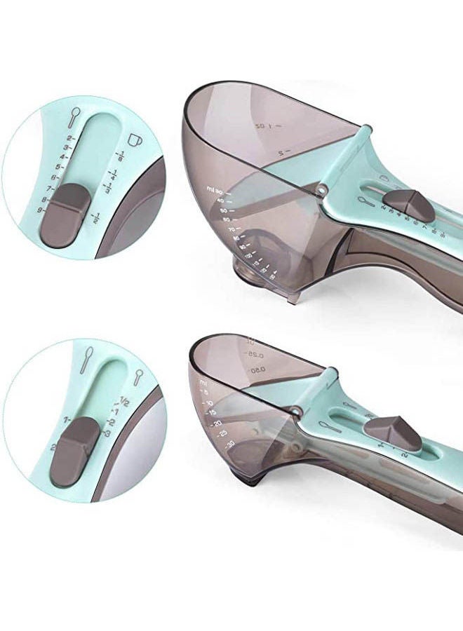 Willy 2 X Adjustable Measuring Cups And Spoons Sets Multicolour - Image 2