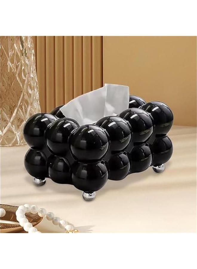 Bubble Shaped Tissue Box - Marsh Malow Shaped Tissue Box | Creative Tissue Box | Decorative Tissue Box | Facial Paper Organizer Dispenser | Cloud Shaped Tissue Box | Bubble Tissue Holder for Car - Image 2