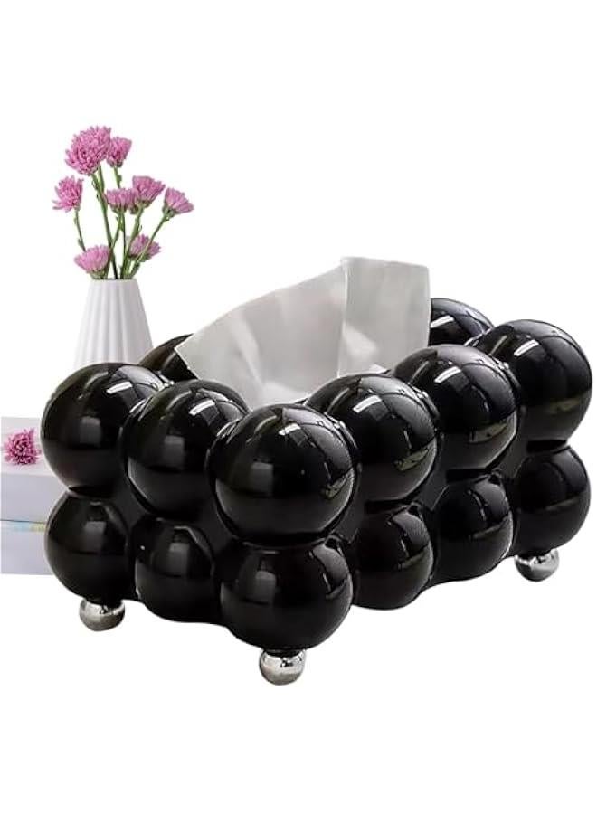 Bubble Shaped Tissue Box - Marsh Malow Shaped Tissue Box | Creative Tissue Box | Decorative Tissue Box | Facial Paper Organizer Dispenser | Cloud Shaped Tissue Box | Bubble Tissue Holder for Car - Image 1