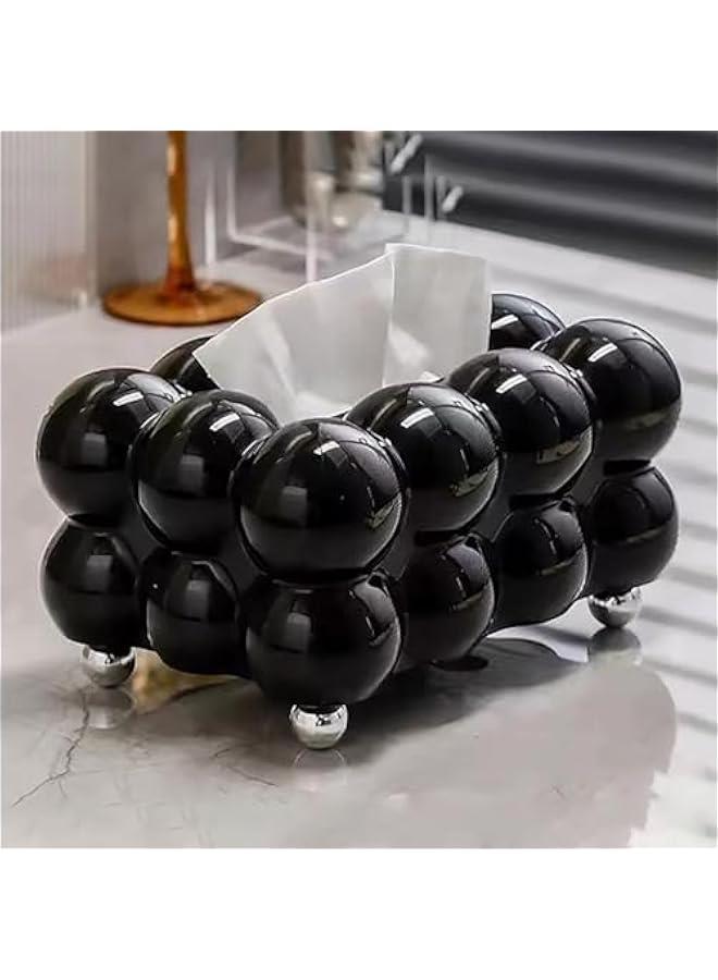 Bubble Shaped Tissue Box - Marsh Malow Shaped Tissue Box | Creative Tissue Box | Decorative Tissue Box | Facial Paper Organizer Dispenser | Cloud Shaped Tissue Box | Bubble Tissue Holder for Car - Image 3