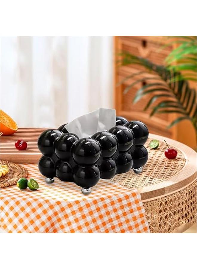 Bubble Shaped Tissue Box - Marsh Malow Shaped Tissue Box | Creative Tissue Box | Decorative Tissue Box | Facial Paper Organizer Dispenser | Cloud Shaped Tissue Box | Bubble Tissue Holder for Car - Image 4