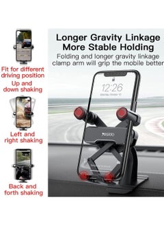 Yesido Yesido C90 Car Gravityt Mount Cell Phone Holder Vertical&Horizontal Gravity for iPhone 11/11Pro/11Pro Max/Xs X XR 6S 7 Plus 8 All Samsung Mobiles/All Xiaomi Mobiles  - Image 5
