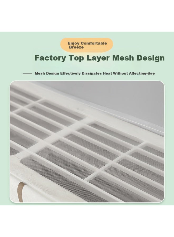 Purpavwinner Air Conditioner Dust Cover Anti-direct Blow Windproof Curtain For Home Use Pregnant Women Maternity Baby Universal 1p-1.5hp Ac Wind Shield 86cm Happy Journey - Image 4