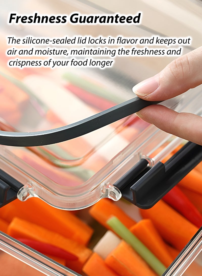 Toshionics 7.2L Airtight Food Storage Container with Date Indicator Dial – T114609 | Large BPA-Free Plastic Lunch Box with Handle | Leak-Proof Fresh-Keeping Box for Meal Prep, Leftovers, Refrigerator & Freezer Use - Image 3