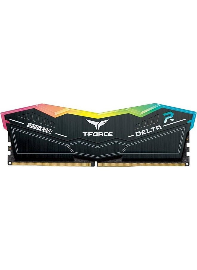 TeamGroup - T-Force Delta RGB Black 64GB (2x 32GB) DDR5 6000 Desktop Memory, 288-Pin PC RAM, 38 CAS Latency, Intel XMP 3.0 Chipset, Black | FF3D564G6000HC38ADC01 - Image 1