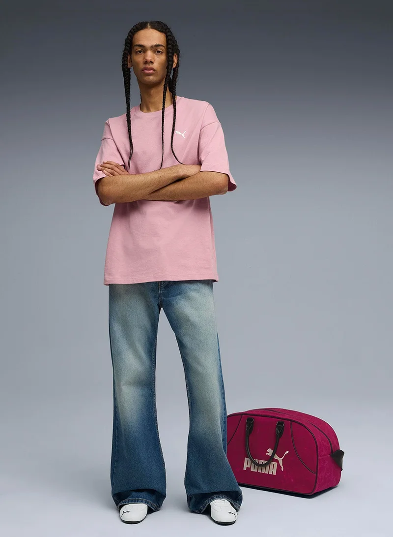 PUMA poised pink Wardrobe Essential Oversized T-Shirt for Men | Best Price UAE