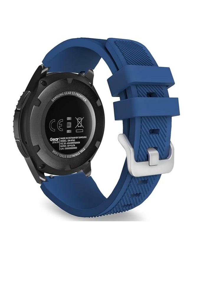 Silicone Bands 22MM Strap For Samsung galaxy watch3 45mm/galaxy 46mm/Gear S3/Huawei watch GT3 46MM/GT2E/GT2 Pro/GT GT2 46MM/Honor Magic Watch2 46mm/Amazfit GTR 2/2e/3/4 - Image 1