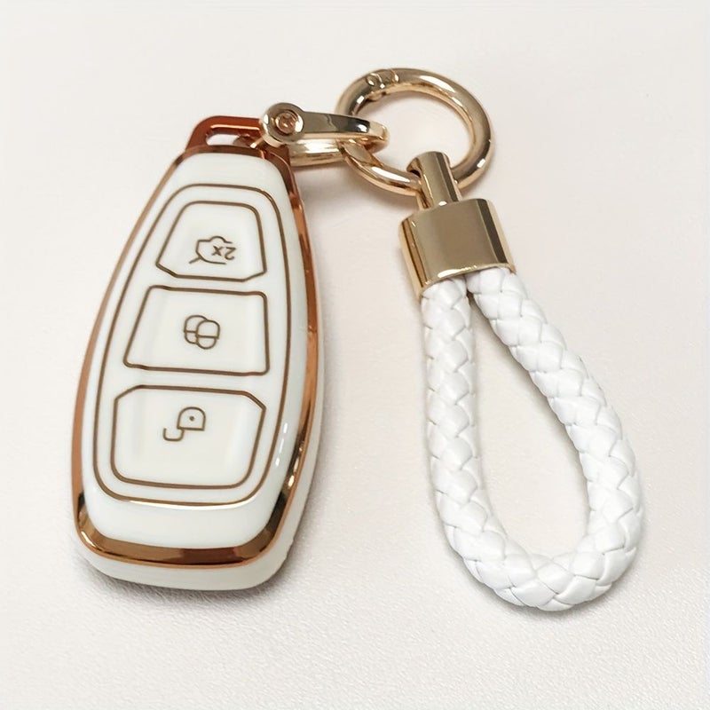 Green Key Case Cover For Ford Focus 3 4 ST Mondeo Fiesta Fusion Kuga 2013 2015 2017 - Image 4