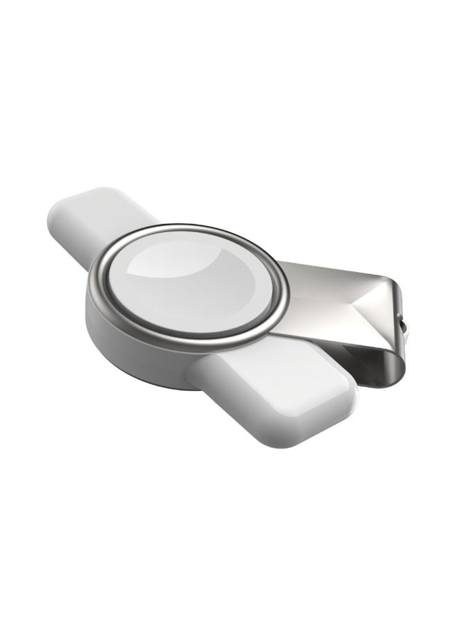عام شاحن ساعة آبل مغناطيسي 2 في 1 محمول – USB + Type-C – شحن سريع لجميع Apple Watch - Image 3