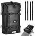 Gurblofy Motorcycle Tail Bag 30L Waterproof Saddle Bag 2 Size and 3 Color Options Motorcycle Travel Bag PVC Luggage Bag Rear Seat Bag Classic Black GT30BL - Image 2
