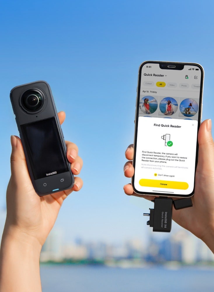 Insta360 X4 Quick Reader - Black Quick Reader - Image 4