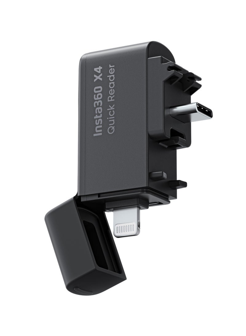 Insta360 X4 Quick Reader - Black Quick Reader - Image 1