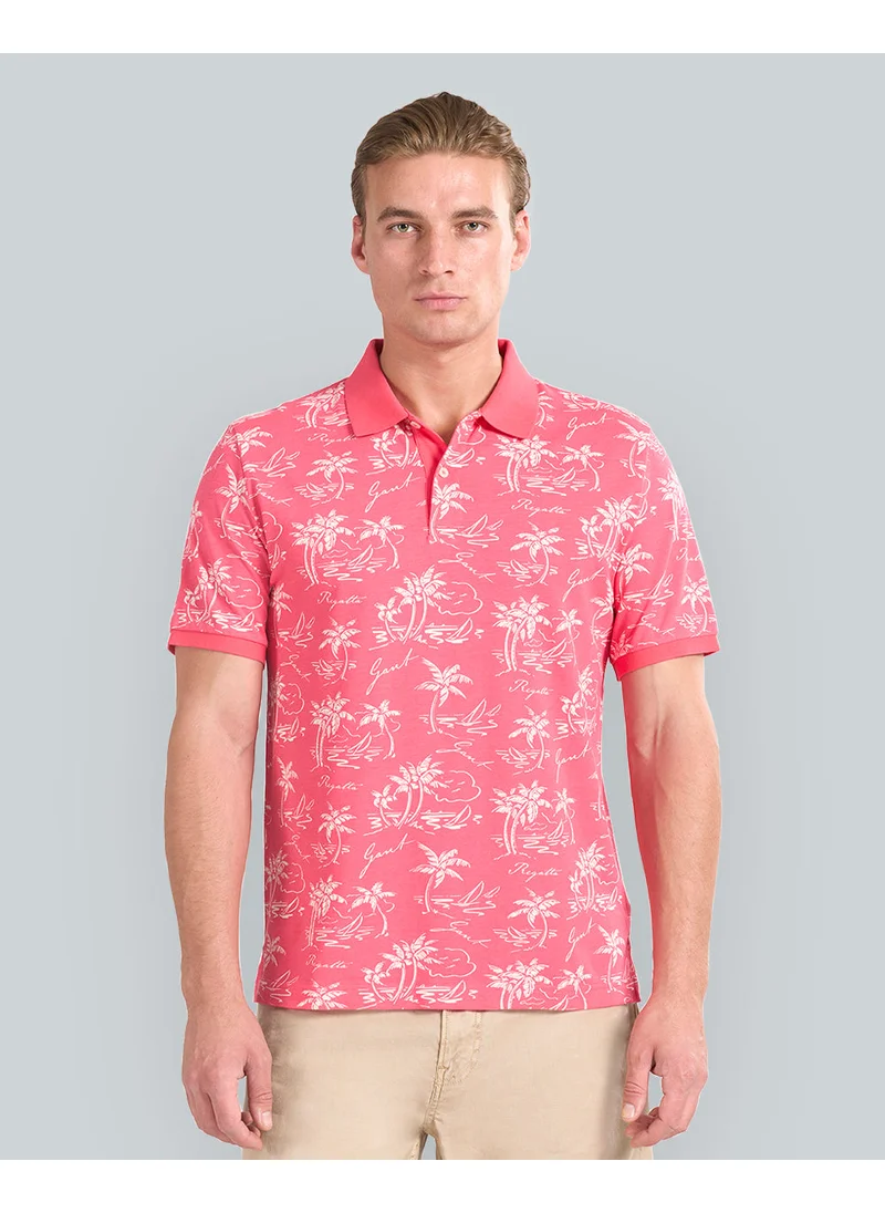 غانت Gant Island Print Polo Shirt