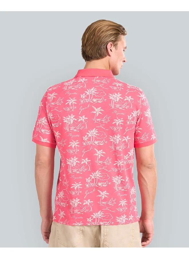 غانت Gant Island Print Polo Shirt
