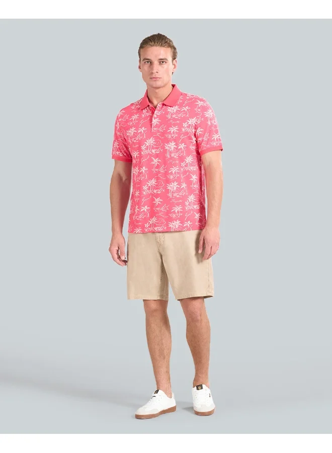GANT Gant Island Print Polo Shirt